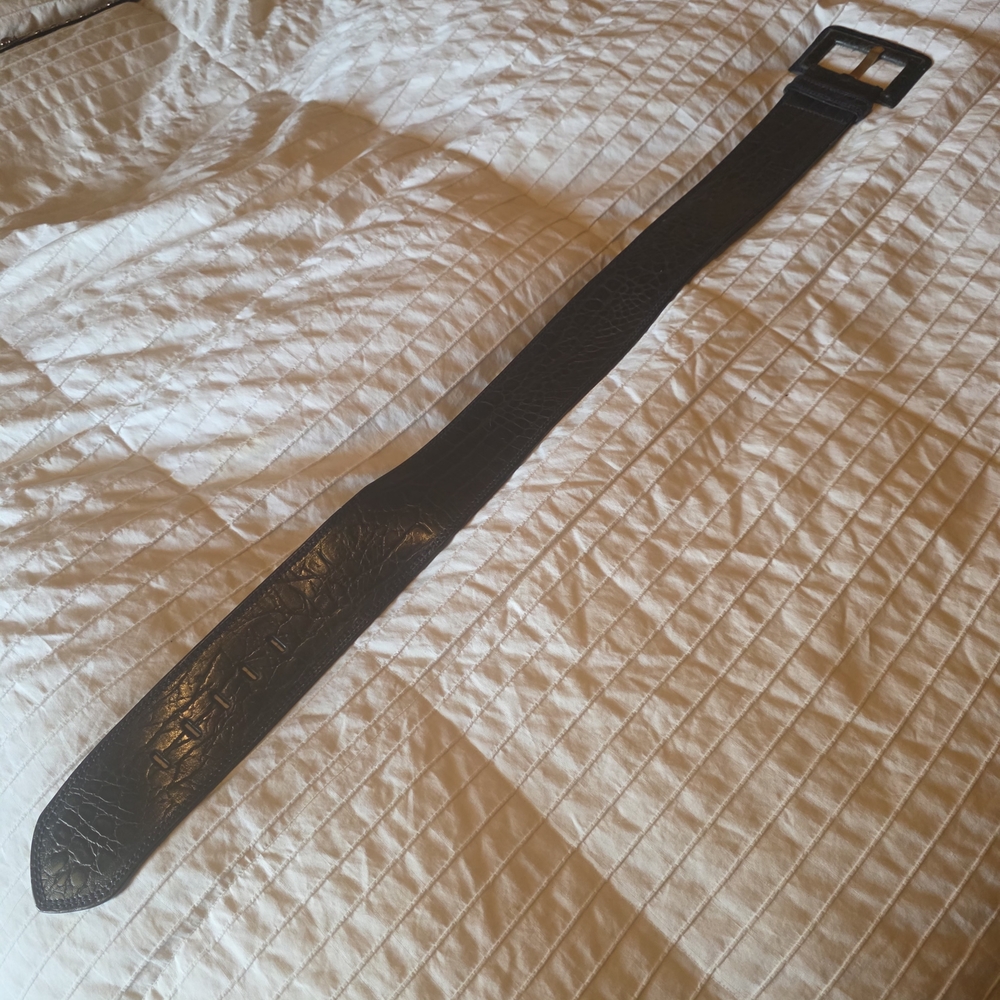 Tuareg For benelton Made In Italy Leather Belt.